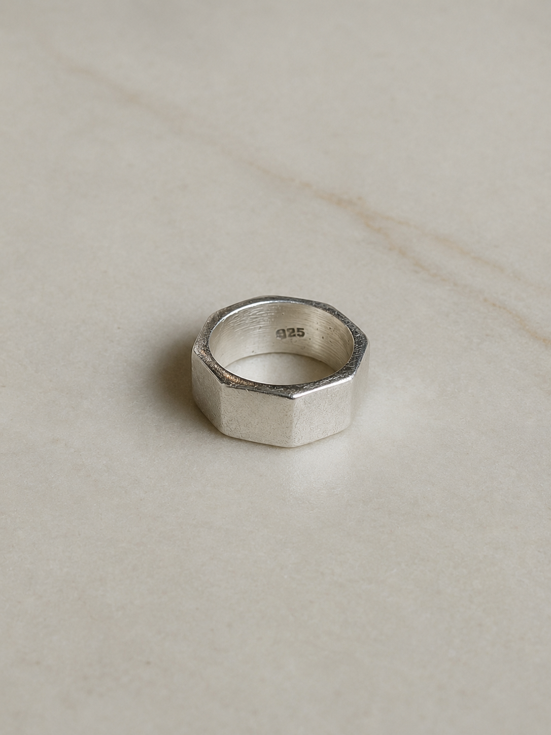 TAXCO STERLING SILVER OCTAGONAL RING