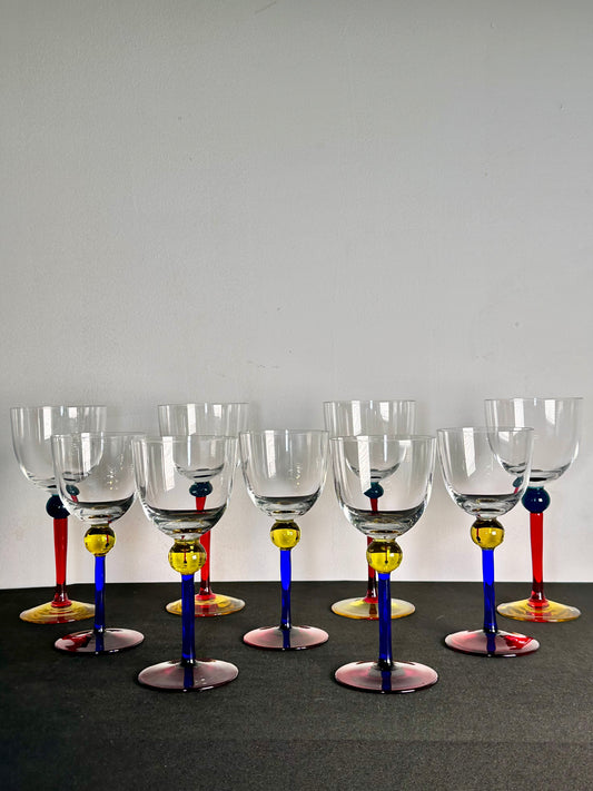 VINTAGE CHRISTIAN DIOR CRYSTAL GOBLETS