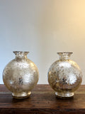 VINTAGE MERCURY GLASS VASES (c. 1960s)