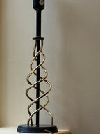 Brass Table Lamp With Atomic Silhouette (c. 1970s)