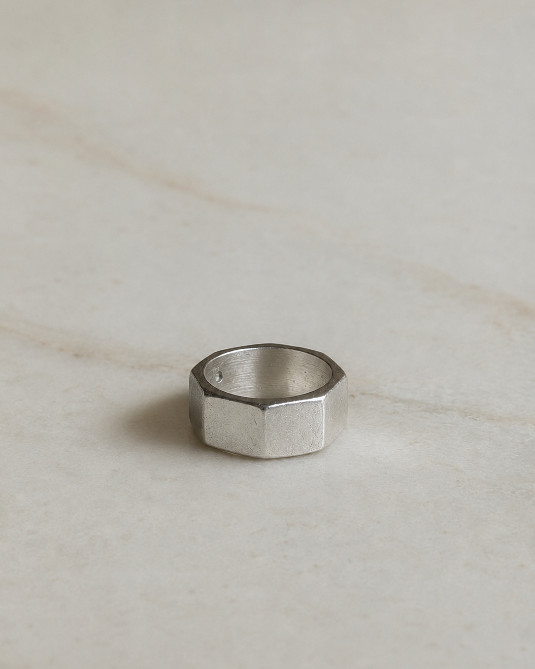 TAXCO STERLING SILVER OCTAGONAL RING