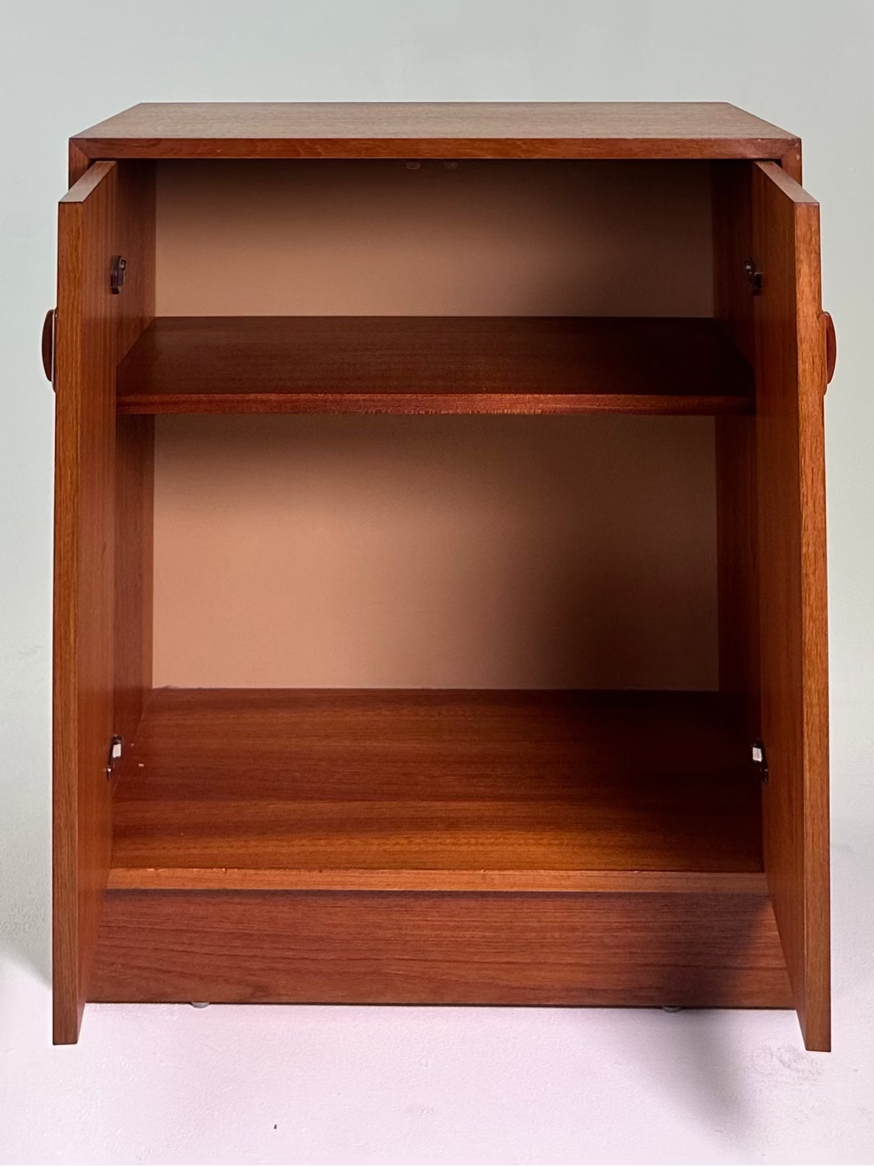 DANISH TEAK CABINET IN THE STYLE OF PETER HVIDT