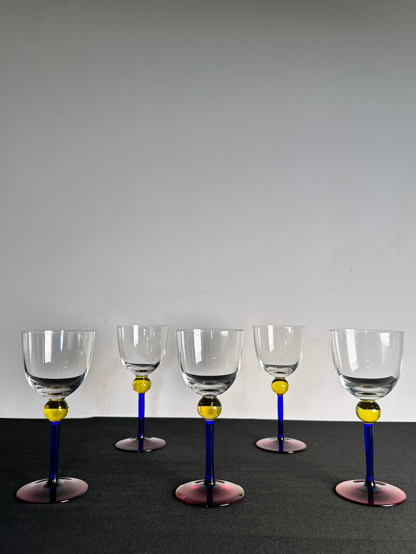 VINTAGE CHRISTIAN DIOR CRYSTAL GOBLETS