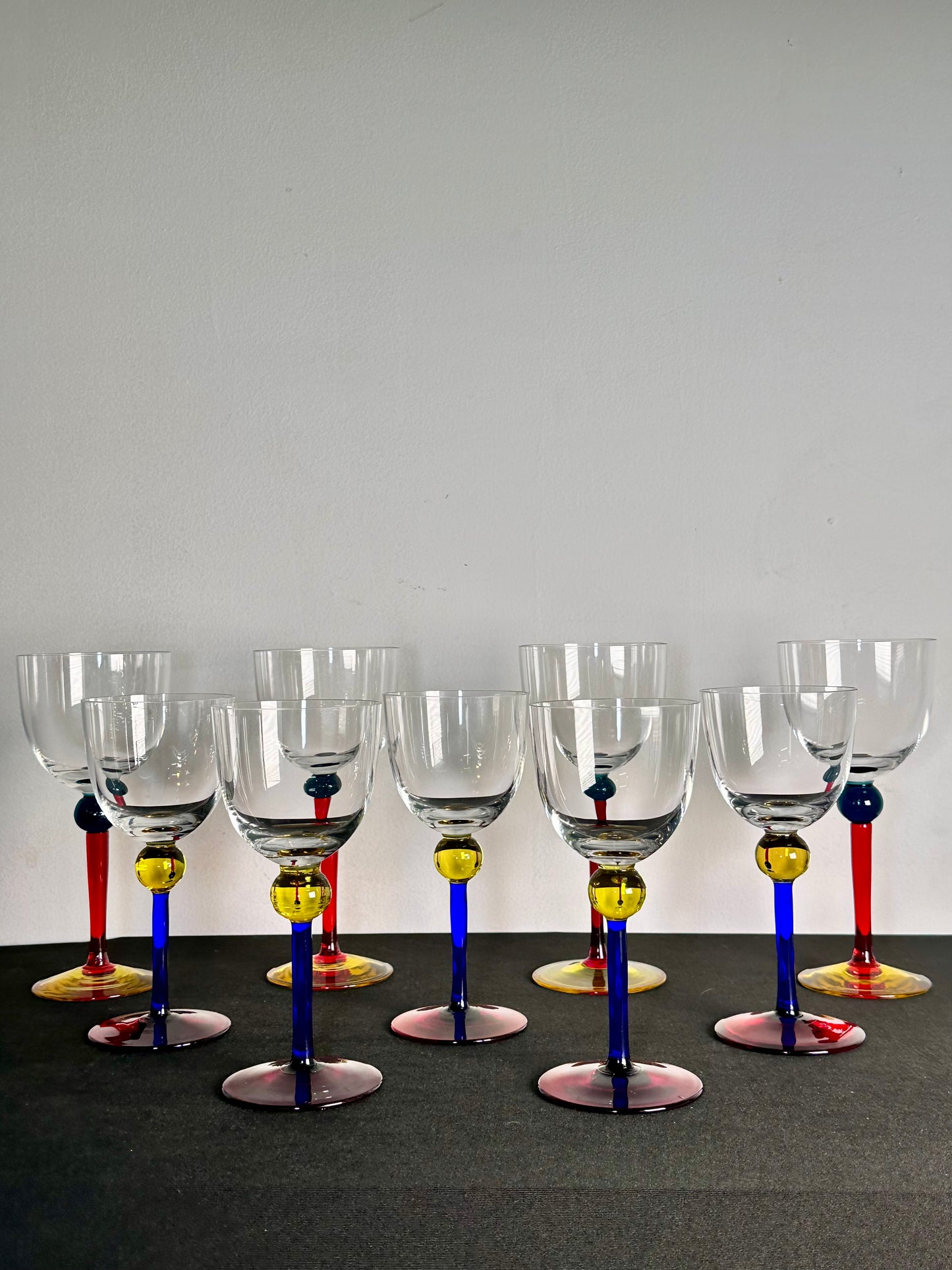 VINTAGE CHRISTIAN DIOR CRYSTAL GOBLETS