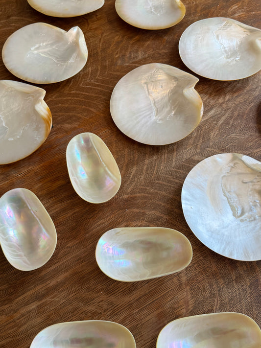 MOTHER OF PEARL DINNERWARE (c. 1980s)