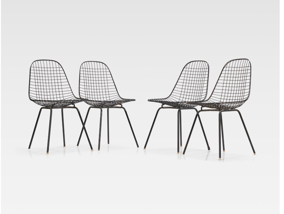 CHARLES & RAY EAMES DKX CHAIRS