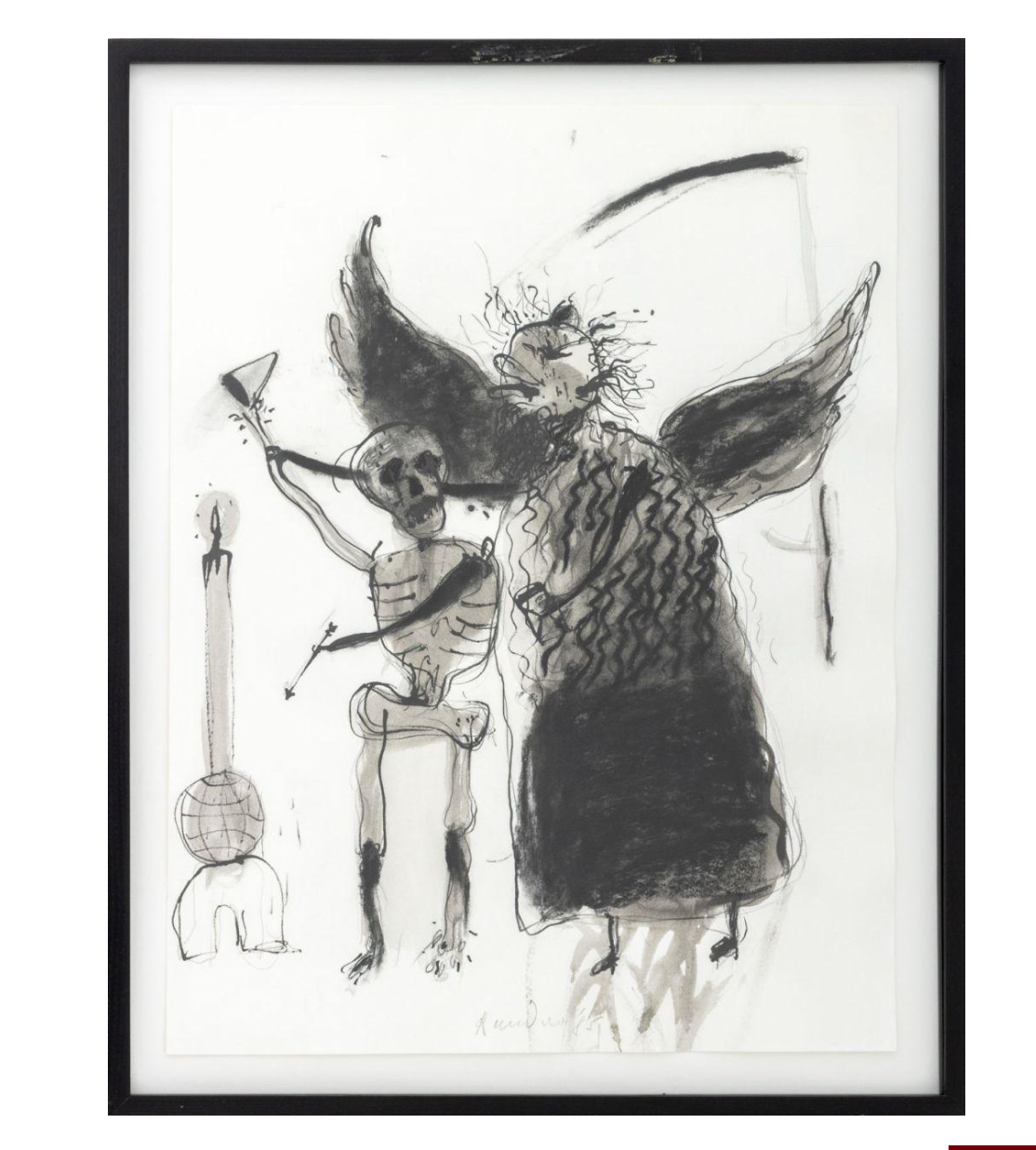 ANGEL AND SKELETON BY ROBERT DANDAROV (c. 1985)